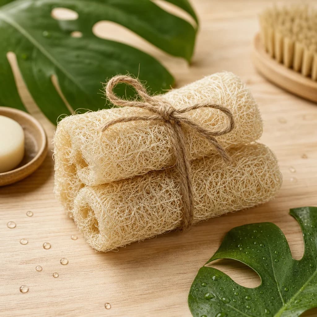 Selvah Natural Loofah — 2-Pack